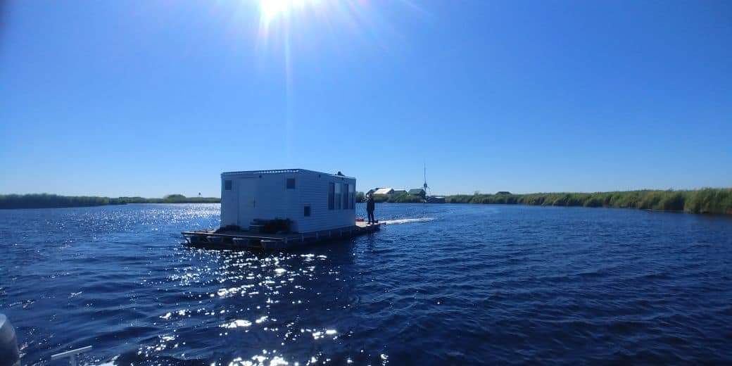 Плавучий дом 2х комнатный