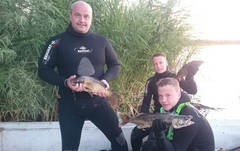 Впервые под водой.