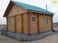 Деревянный коттедж большой комфорт